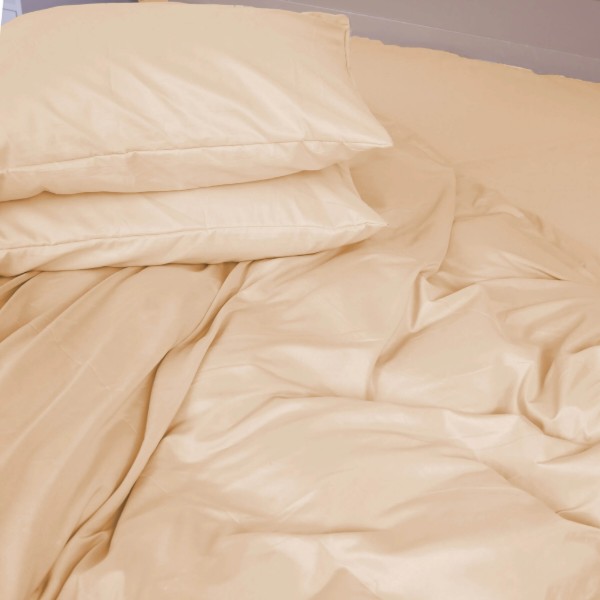 Фото - Комплект постельного белья MirSon №12-0712 Vanila Mikrosatin Premium Однотонный 143х210 см (2200007229055)